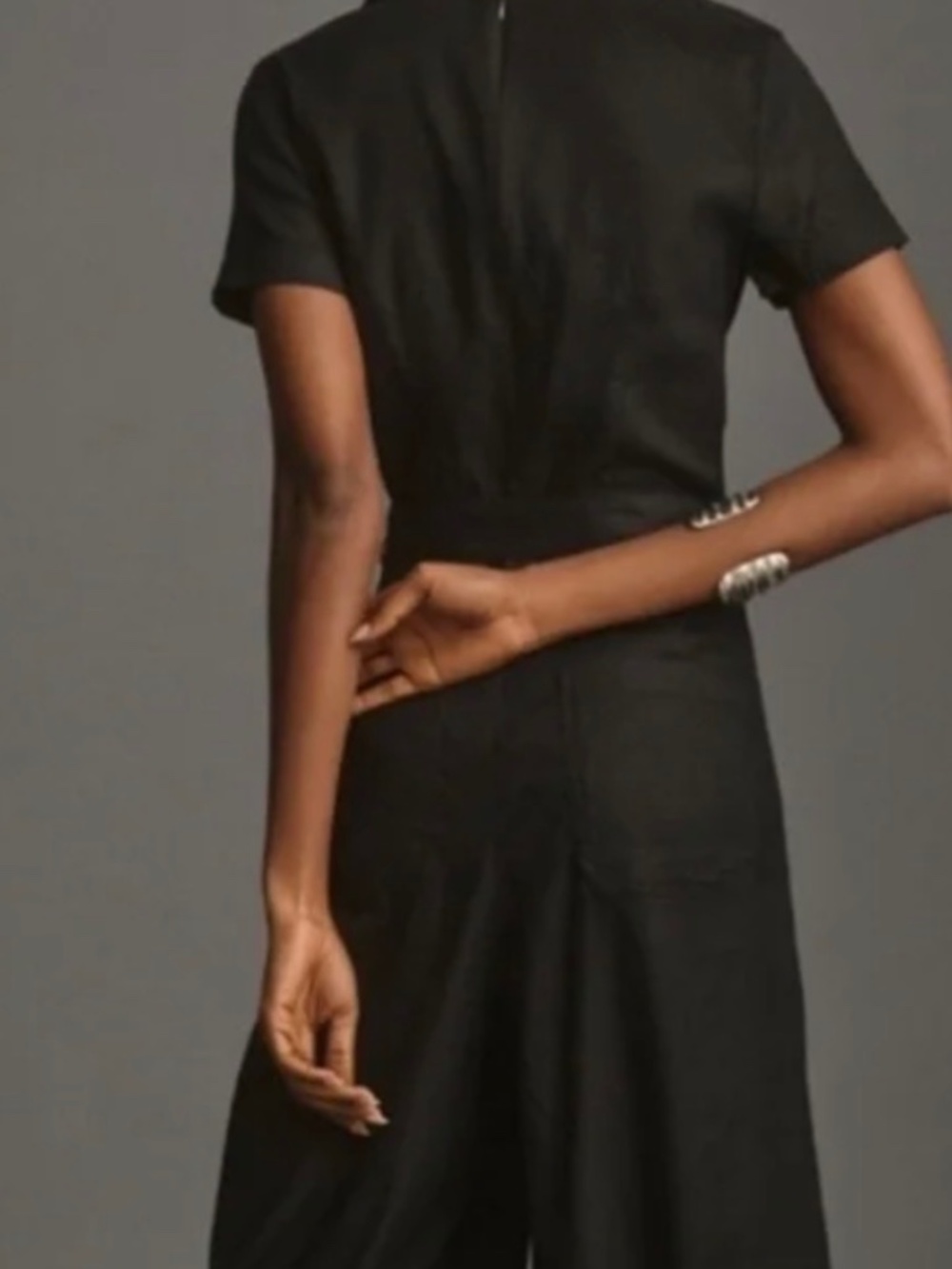Anthropologie Maeve wide leg belted jumpsuit - Picture 2 of 3